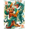 Puzzle Iello - 1000 pièces -The Tiger & The Dragon