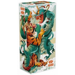 Puzzle Iello - 1000 pièces -The Tiger & The Dragon
