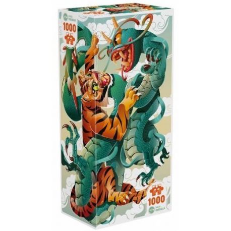 Puzzle Iello - 1000 pièces -The Tiger & The Dragon