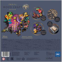 Puzzle bois Wood Craft 1000 pièces- Colorful Cat