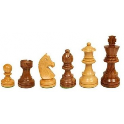 Jeu de pièces d'échecs buis / Acacia n°5