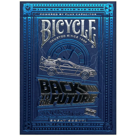 Jeu de 54 cartes Bicycle Retour vers le Futur
