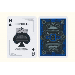 Jeu de 54 cartes Bicycle Retour vers le Futur