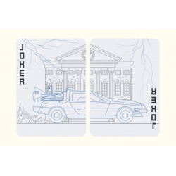 Jeu de 54 cartes Bicycle Retour vers le Futur