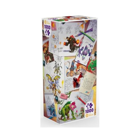 Puzzle Iello - 1000 pièces - Making of Monsters