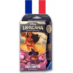 Disney Lorcana Starter Deck Vaiana et Mickey (Ambre / Améthyste) en Français