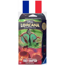 Disney Lorcana Starter Deck Cruella et Aladdin (Émeraude / Rubis) en Français