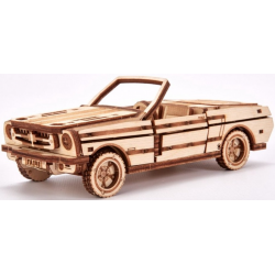 Maquette 3D mécanique en bois - Cabriolet 110 pièces