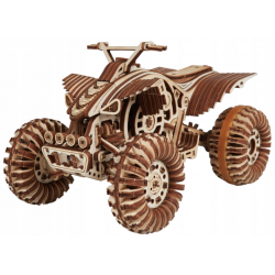 Maquette 3D mécanique en bois - Raptor Quad Bike