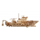 Maquette 3D mécanique en bois - Yacht d'exploration