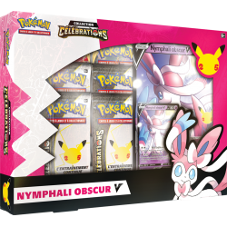 Pokémon Celebrations 25 ans : Coffret Dracaufeu-V / Nymphali-V