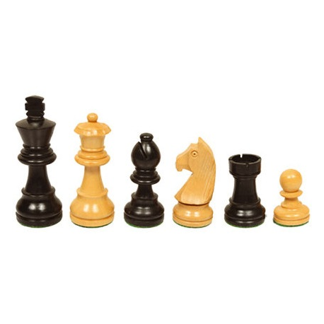Jeu de pièces d'échecs buis / Acacia n°3
