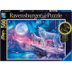 Puzzle 500 pièces Starline - Ravensburger - Loup sous Les Lumières du Nord