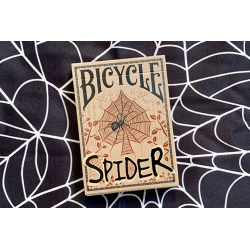 Jeu de 54 cartes Bicycle Spider (Marron)