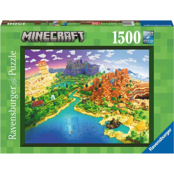Puzzle 1500 pièces- Ravensburger - Le Monde de Minecraft