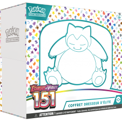 Pokémon EV3.5 Ecarlate & Violet 151 - Coffret Dresseur d'Elite Ronflex