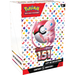 Pokémon EV3.5 Ecarlate & Violet 151 - Bundle 6 boosters (click & Collect uniquement)