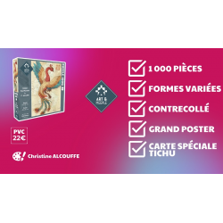ART&MEEPLE – Puzzle 1000 pièces 68x48cm Tichu Phoenix