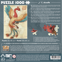 ART&MEEPLE – Puzzle 1000 pièces 68x48cm Tichu Phoenix