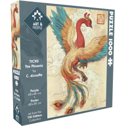 ART&MEEPLE – Puzzle 1000 pièces 68x48cm Tichu Phoenix