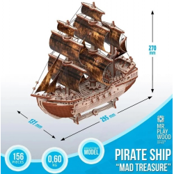 Puzzle Mr Playwood - Bateau Pirate