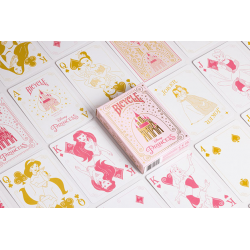 Jeu de 54 cartes Bicycle Disney Princesse Rose