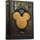 Jeu de 54 cartes Bicycle Disney Mickey Mouse Black & Gold