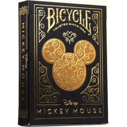 Jeu de 54 cartes Bicycle Disney Mickey Mouse Black & Gold