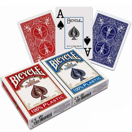 Jeu de 54 cartes Bicycle - 100% plastique - Jeux Barjo