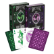 Jeu de 54 cartes Bicycle Disney Villains Vert