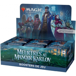 Magic - Boite de 36 Boosters de jeu : Meurtres au Manoir Karlov