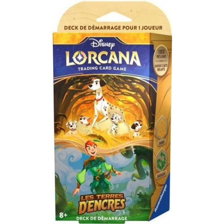 Disney Lorcana Starter Deck Pongo et Peter Pan Chapter 3 - Les Terres d'Encres