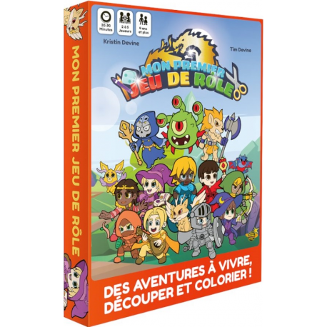 Mon premier jeu de Rôle - Une Aventure à Colorier - Livre de règles