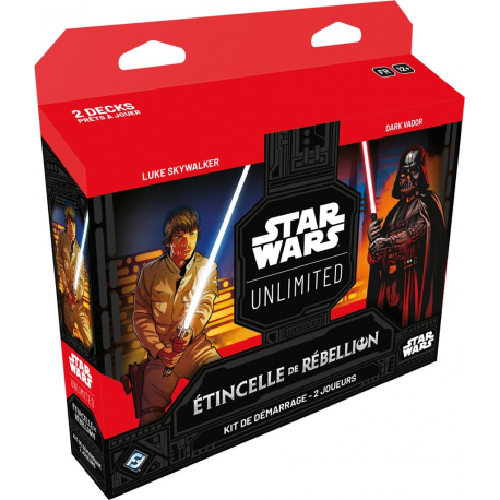 Star Wars Unlimited - étincelle de Rébellion - Kit de démarrage 2 joueurs