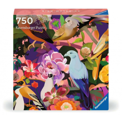 Puzzle Ravensburger 750 pièces - Collection Art & Soul - Observation de la nature (les oiseaux)