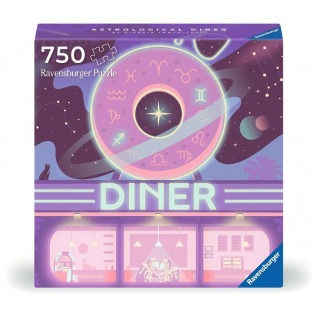 Puzzle Ravensburger 750 pièces - Collection Art & Soul - Diner astrologique