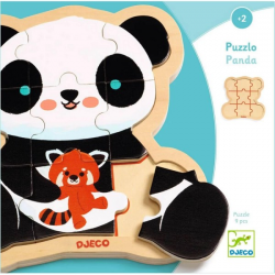 Puzzlo - panda 9 pièces