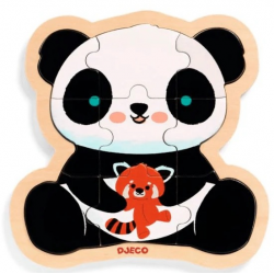 Puzzlo - panda 9 pièces