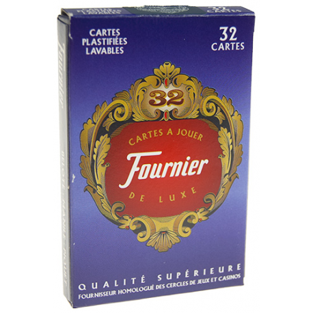 Jeu de 32 cartes Fournier figures françaises