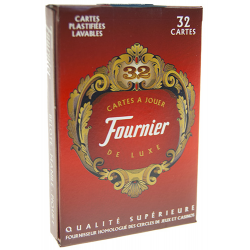 Jeu de 32 cartes Fournier figures françaises