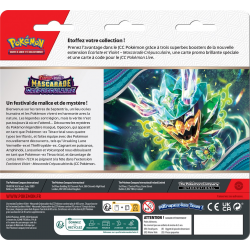 Pokemon - Tripack Ecarlate & Violet EV06 Mascarade Crépusculaire
