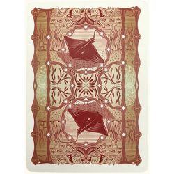 Jeu de 54 cartes Bicycle Stingray (Orange)