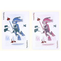 Jeu de 54 cartes Bicycle Stingray (Orange)