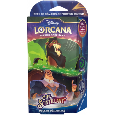 Disney Lorcana Starter - Émeraude / Acier - Chapitre 5 - Ciel Scintillant