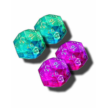 Rise - Set de 4 dés à 30 faces Candypocalypse