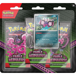 Pokémon - EV045 : Pack 3 Boosters autocollant réajustable