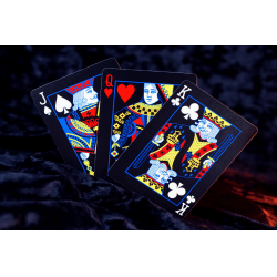 Jeu de 54 cartes Bicycle Reverse (Bleu & Noir)
