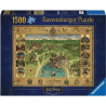 Puzzle Ravensburger 1500 pièces - Harry Potter - La carte de Poudlard