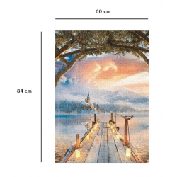 Puzzle Nathan 1500 pièces - Horizon enchanté - Diego Hernandez