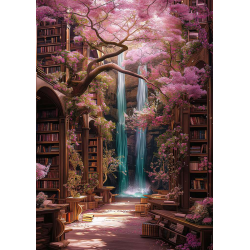 Puzzle Nathan 1500 pièces - La magie des livres